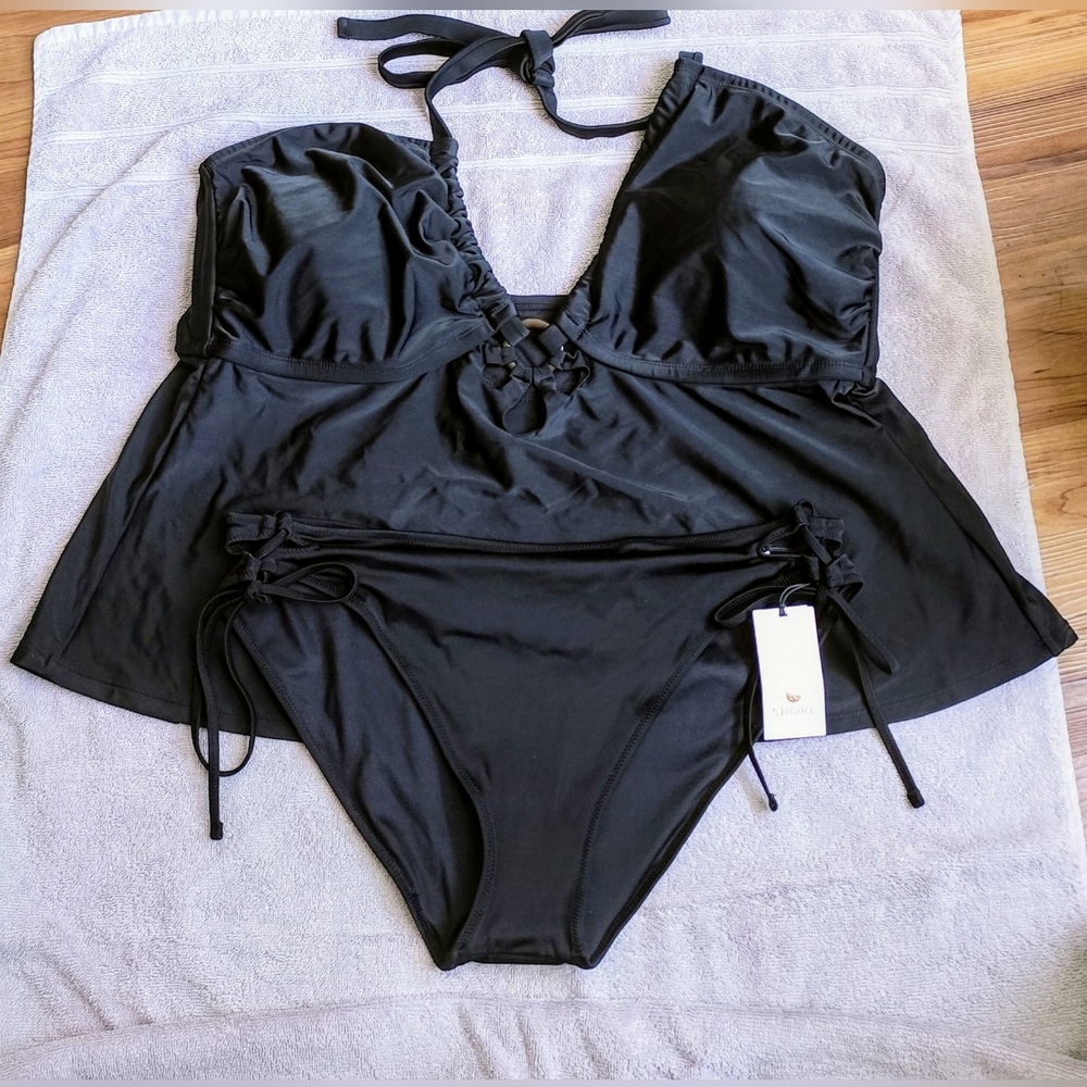 Black Women's Swimwear Set